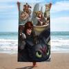 Adventure Film How To T-Trains Your D-Dragon Microfiber Beach Towel Absorbent Quick Yoga Swimming Resort Mountain Climbing Towel