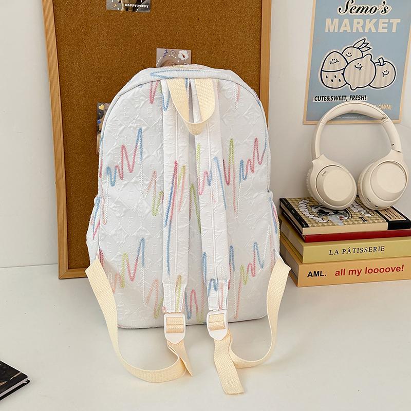 Student Schultasche Mädchen Computer Rucksack bunt gestreift Reiserucksack