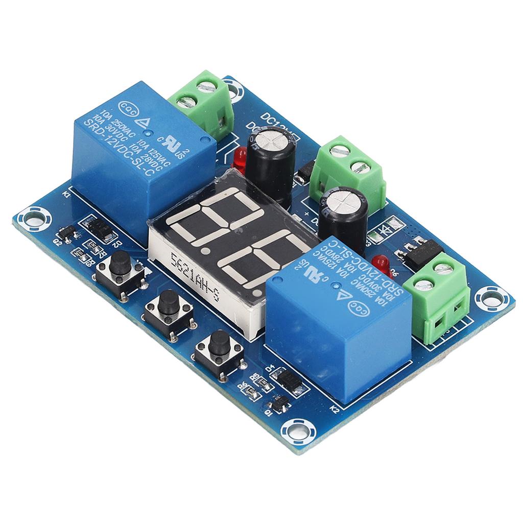 Timer Relay Module 0?99S Cycle Digital Display 2 Channel Output DC 12V Switch Board Controller