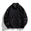 Spring and Autumn Loose Jacket Boys Versatile Jacket Youth Trend Lapel Top Cardigan Casual Fashion Men's Clothing