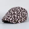 Retro Beret Women Spring Vintage Floral Print French Cap Peaky Blinders Hats Peaked Cap Women American Flat Hats Newsboy Cap