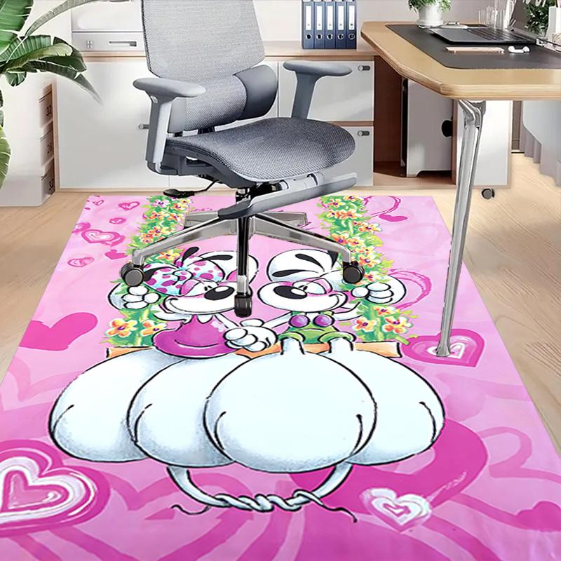 1pc Fantasy Creatures Garden Carpet for Playroom Bedroom Living Room Sofa Home Decor,kids Game Area Rug Non-slip Floor Mat Y72347