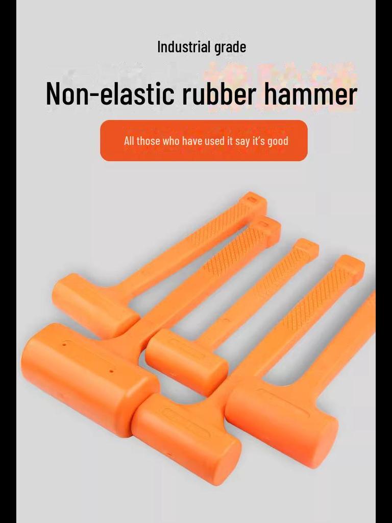 Multi-Function Non-Elastic Rubber Hammer for Tile and Wood Floor Installation