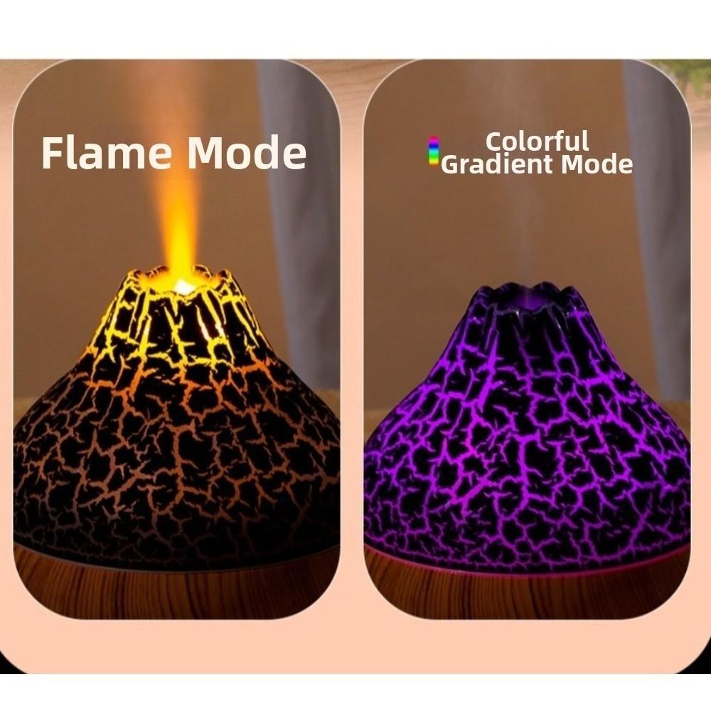 USB Water Mist Diffuser Purifier 300ml Air Freshener Nebulizer Volcano Air Humidifier Bedroom