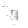 1pc Terrazzo Bathroom Toiletries Toothbrush Cup Soap Dish Lotion Bottle Storage Tray Toothbrush Holder Bathroom Accessories
