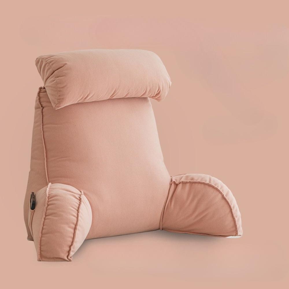 Bedhead Pillow Washable Neck Pillow Soft Bag Backrest Cushion Bed Simple Pillow Soft and Skin Friendly Pillow for Home Leisure