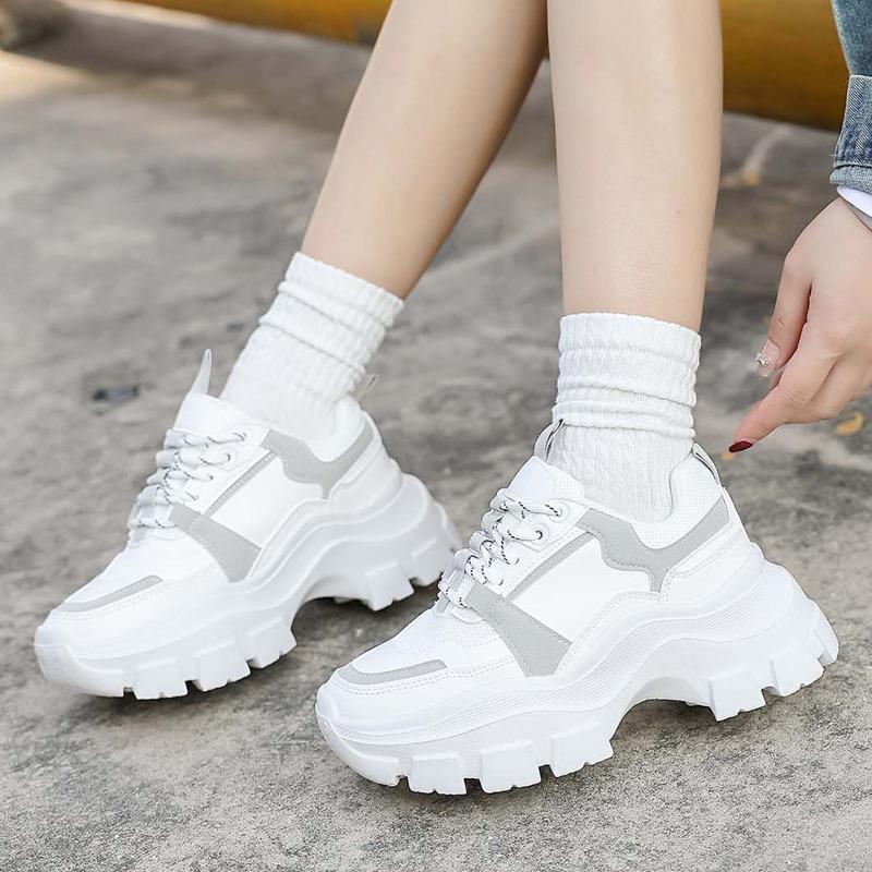 Autumn New Women Casual Shoes Tennis Sneakers 2025 Fashion Hot Sale Woman Comfortable Platform Vulcanized Shoes Zapatos De Mujer