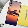 Airplane Plane Aircraft Phone Case For Samsung Galaxy S24 Ultra S20 S21 S22 S23 Plus S9 S10 S24 FE S25 Ultra Cover