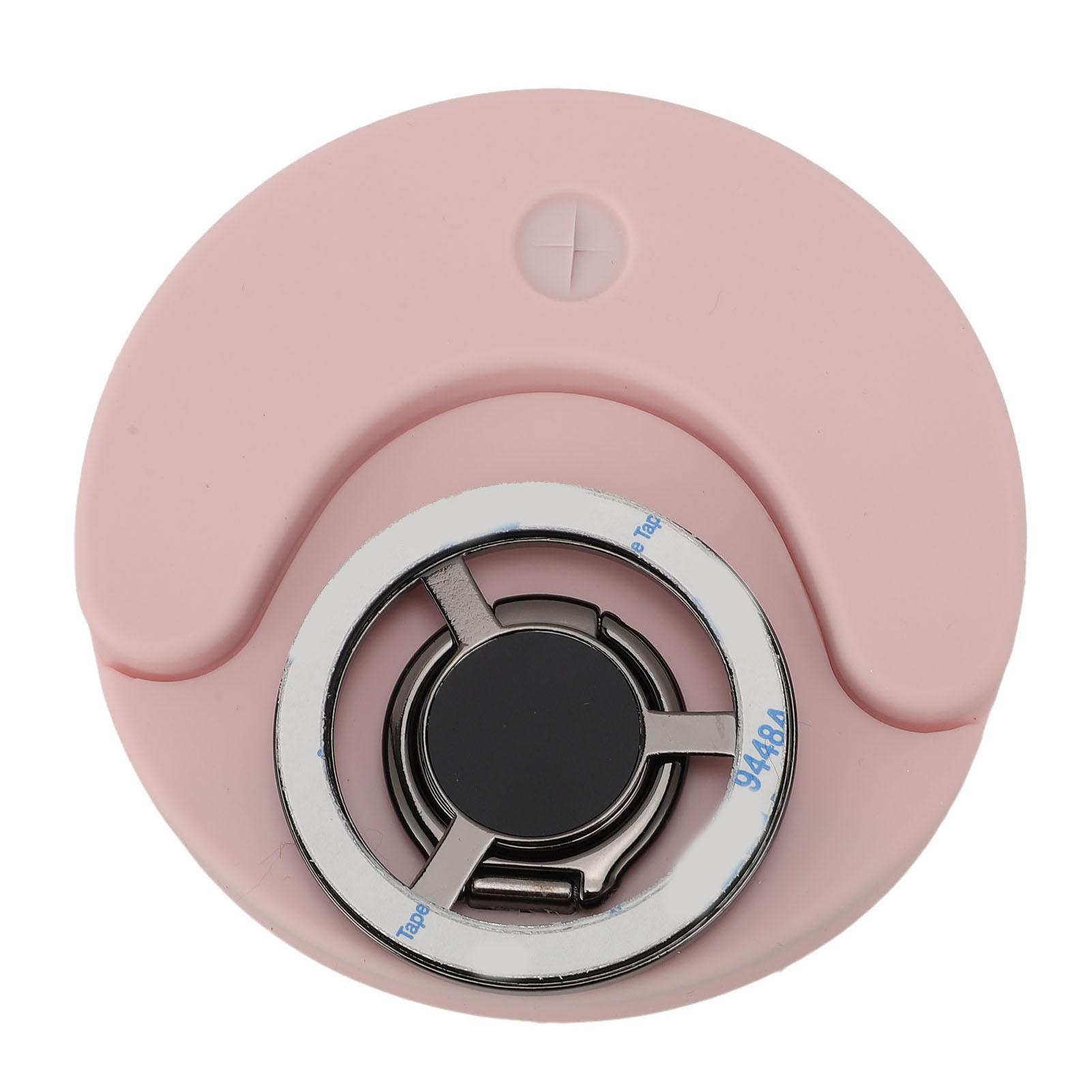 

Bottle Lid with Magnetic Phone Holder 360 Degree Rotation 90 Degree Tilt Water Bottle Cover Phone розовый