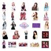 50 Sheets (G)I-DLE Trendy Waterproof Travel Suitcase & Notebook Decorative Stickers