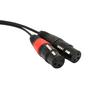 XLR Male To Female Microphone Cable, Balanced Twin, Shielded Audio