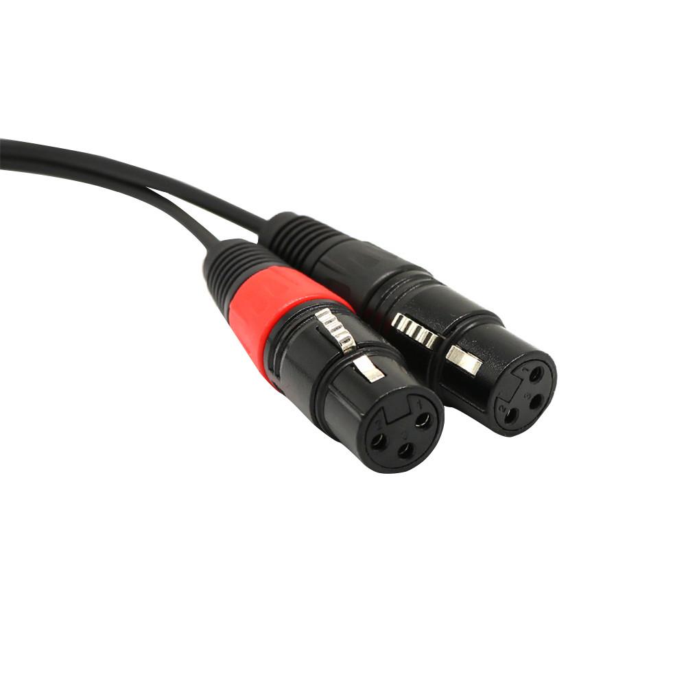 XLR Male To Female Microphone Cable, Balanced Twin, Shielded Audio