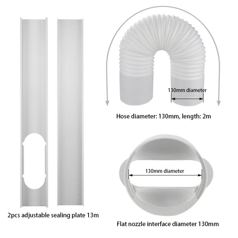 Buy 4 Pcs Portable Air Conditioner Window Adapter Set High Temperature