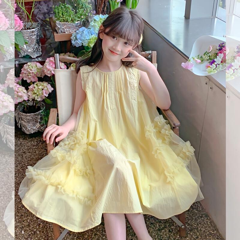 Girls  Summer Mesh Princess Dress 130