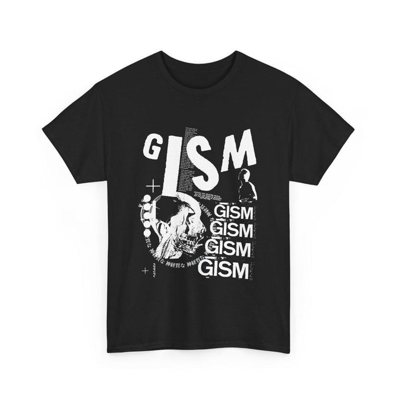 

GISM Tee Shirt Collage Old School Japanese Hardcore Punk 4 UNISEX SHIRT 5XL різнокольоровий