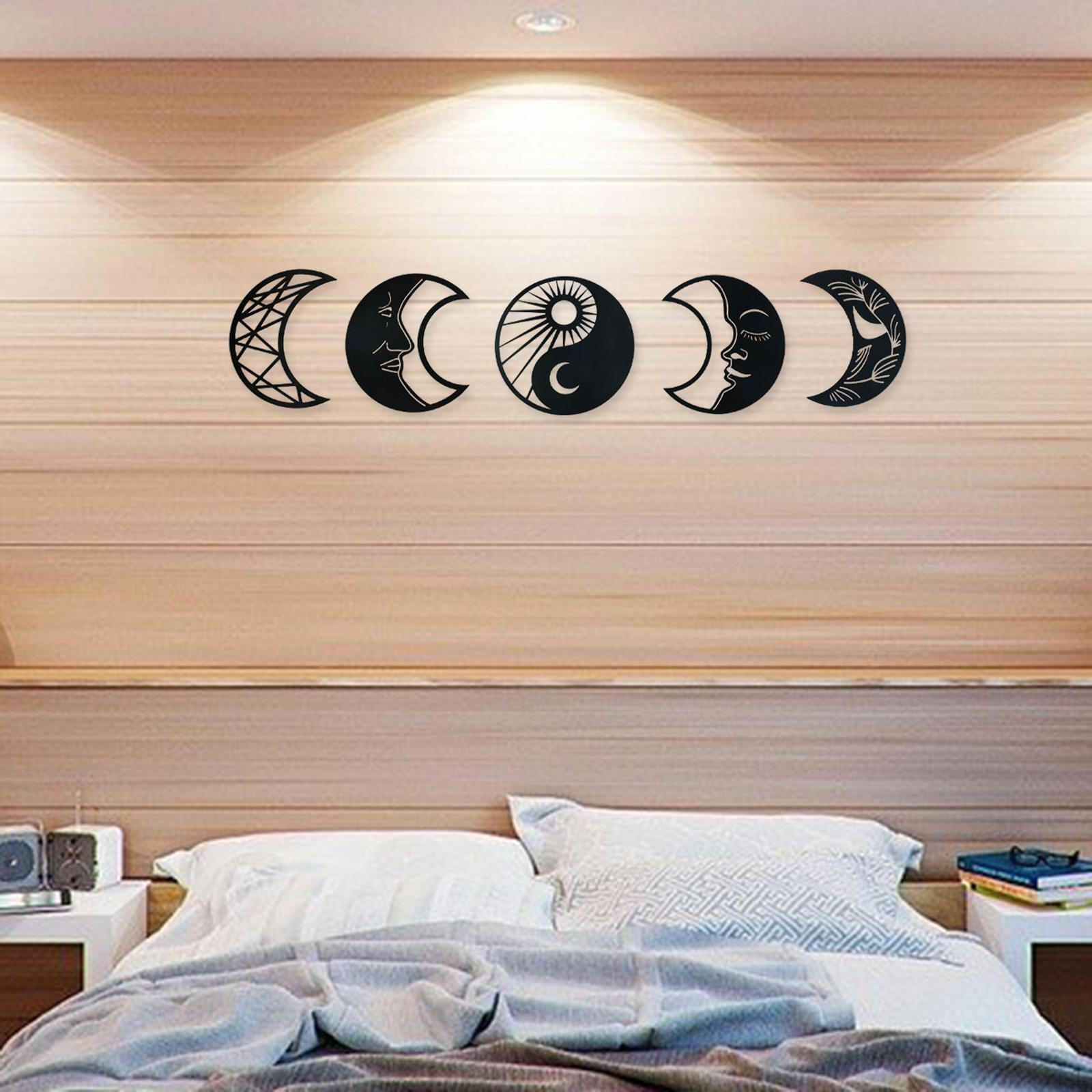 

Sticker Decal Appearance Self Adhesive Removable Nordic Mural DIY Creative for Indoor Decoration Black
