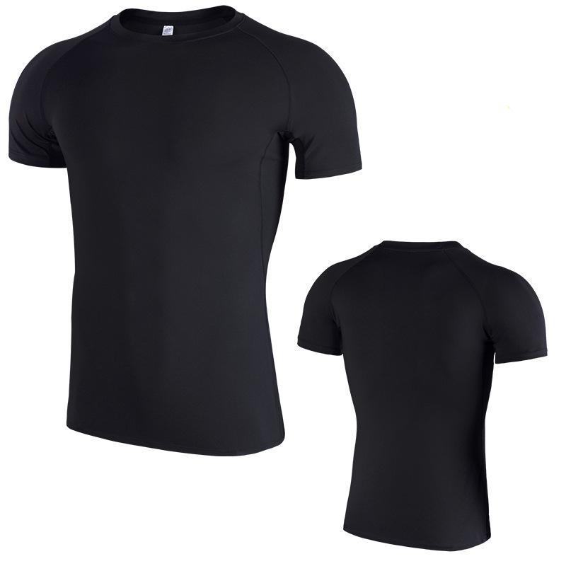 Men's Athletic T Shirt Quick Dry Short Sleeve Gym Workout Running Fitness Base Layer Tops