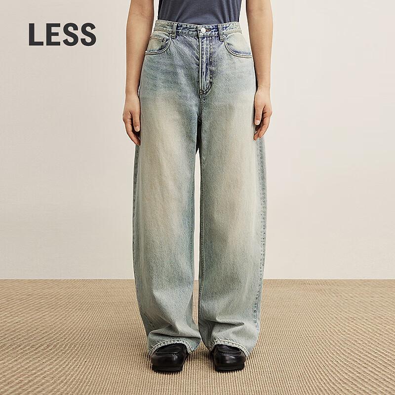 Less 2025 Autumn Banana Fit Denim Jeans