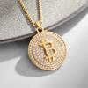 Ancient Roman Coins Fashionable and Versatile Round Pendant Necklace