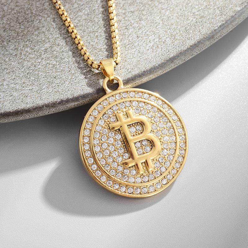 Ancient Roman Coins Fashionable and Versatile Round Pendant Necklace