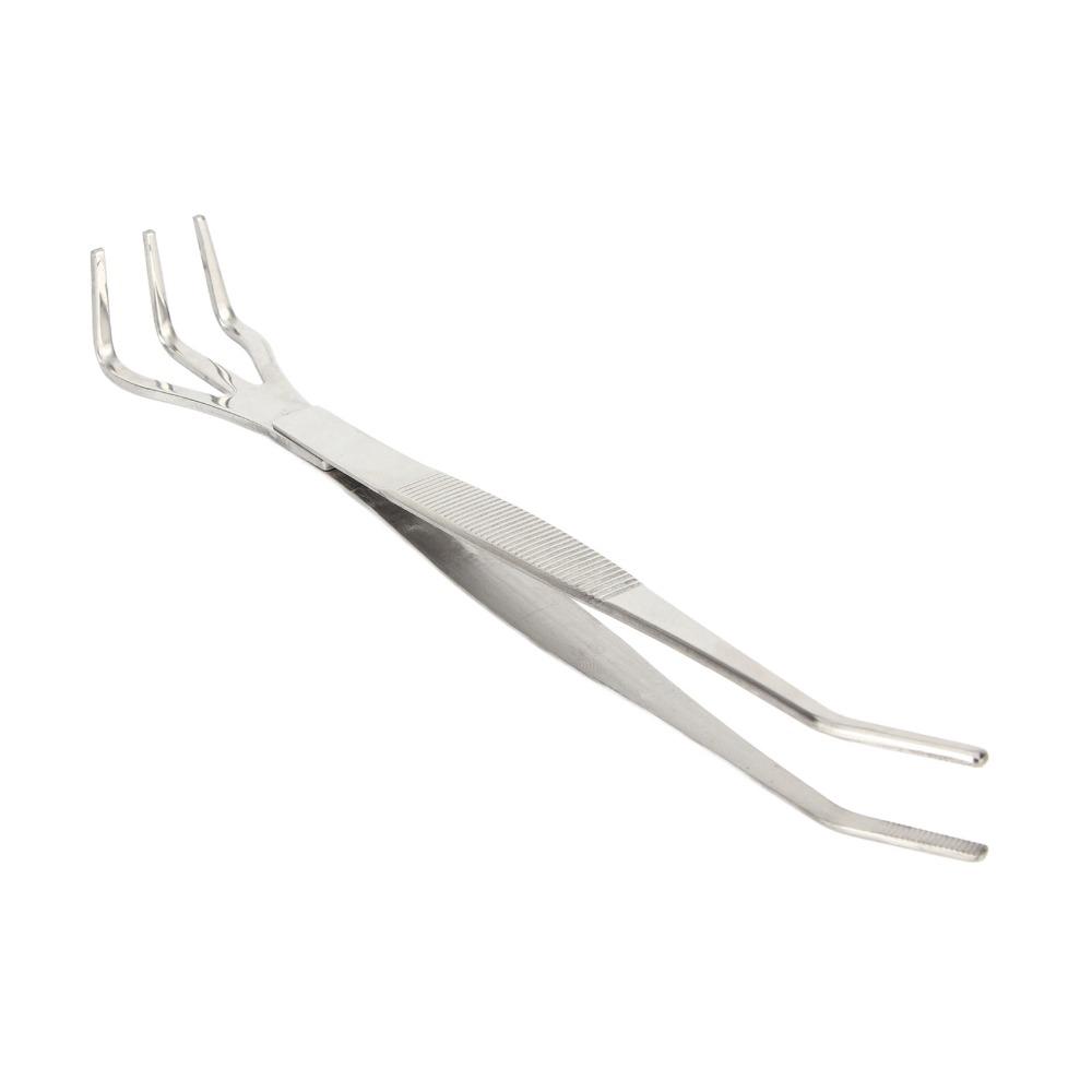 Stainless Steel Bonsai Tweezers Lightweight Gardening Tool Durable Root Rake  Potted Plants