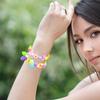 Handmade bead toys, DIY bracelets for girls, educational and creative jewelry materials, necklaces, bracelets, beads