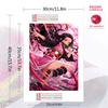 Demon Slayer 100% Round Full Drill 5D DIY Diamond Painting Embroidery Cross Stitch Rhinestone Decor