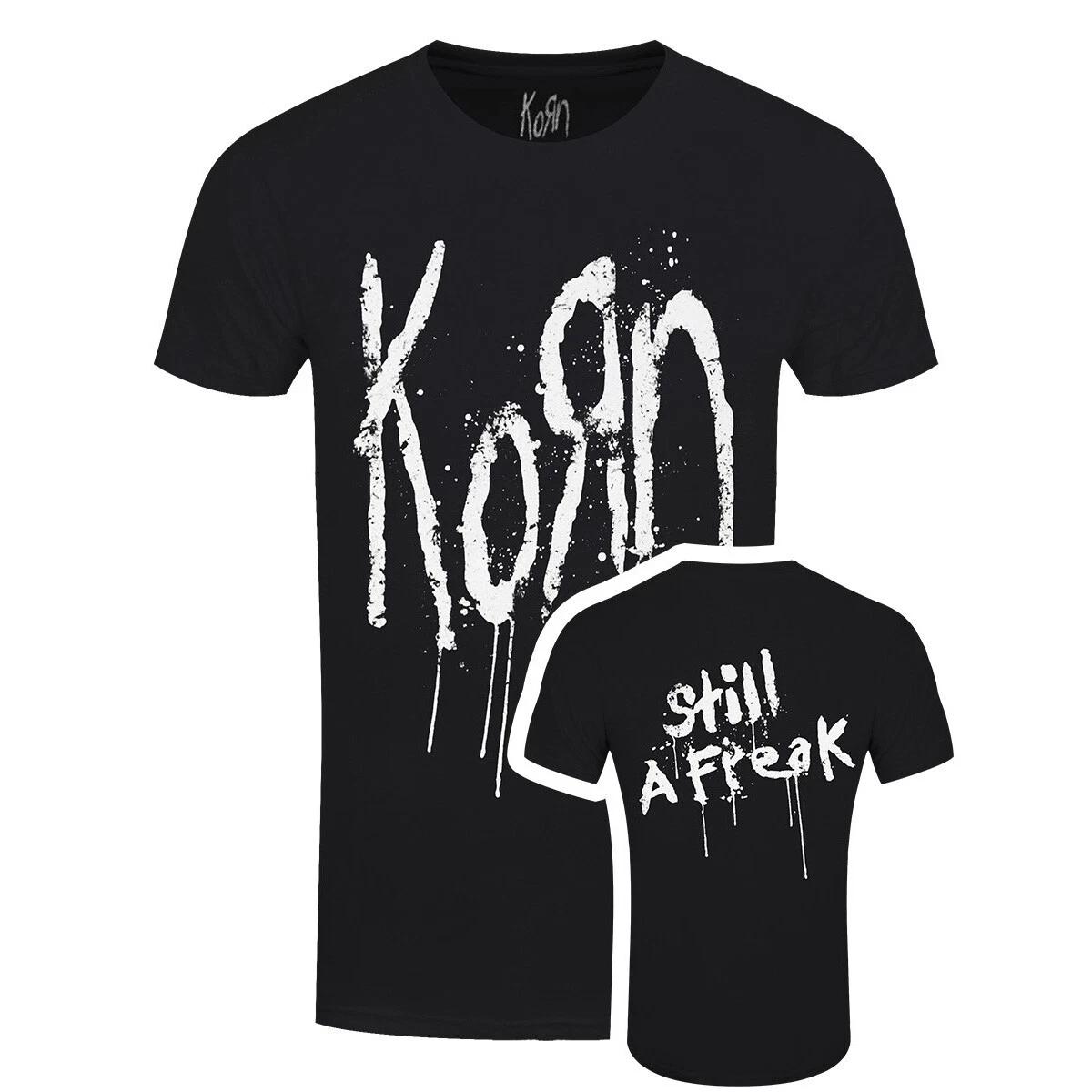 Korn T-Shirt Still A Freak Rock Band New Black Official L