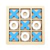 wooden tic tac toe board game