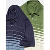 Uniqlo Japan Dry Kanoko Border Polo Shirt