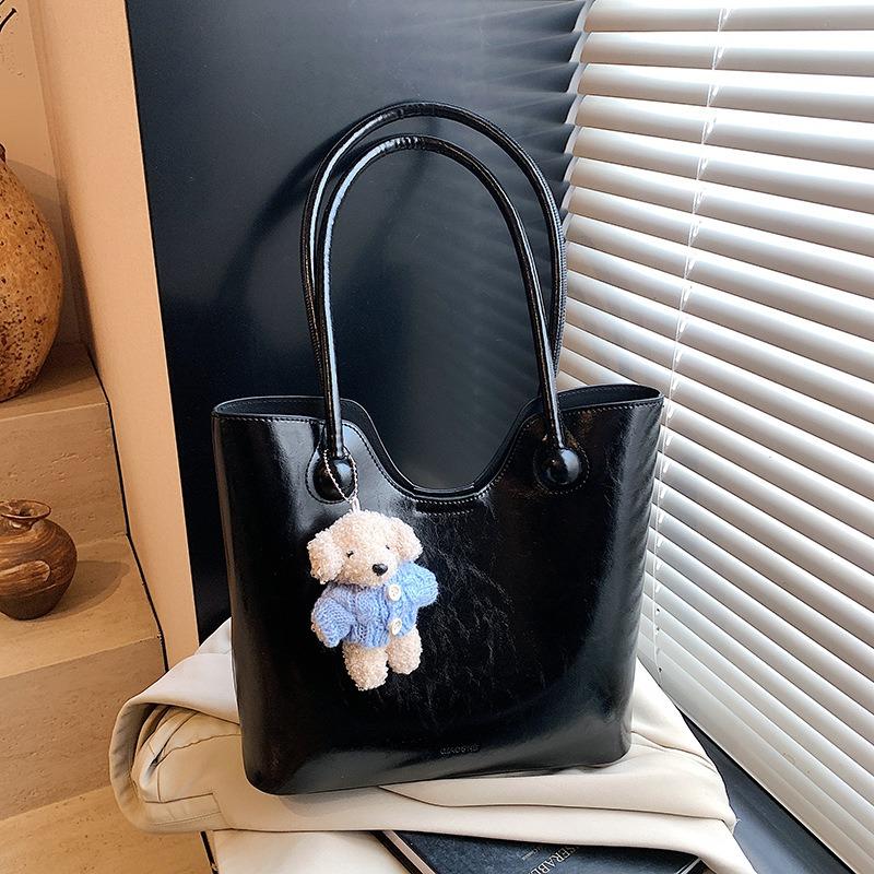 Large-capacity tote bag women's new fashionable versatile hand bag spring niche simple shoulder women's bag