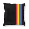 Nordische Gay Pride LGBT Regenbogenflagge Sofakissenbezug Weiche LGBTQ Lesben Wurfkissenhülle Für Wohnzimmer Heimdekoration