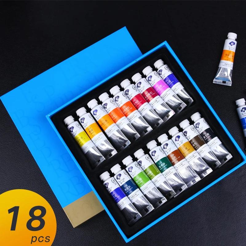 

Paul Rubens 5ml 18/24/36 Colors Watercolor Paints Tube Set Water Color Paint Pigment for Beginner Drawing Art Supplies