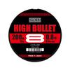 DRESS HIGH BULLET 8 PE Line, 0.8, 200m, Fishing Line, 8-Strand Set, High Visibility, Strong, High Sensitivity