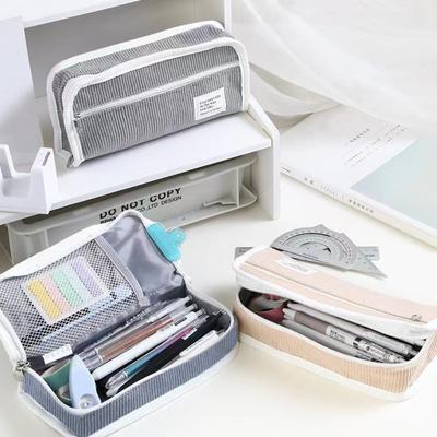 Large Capacity Ins Stationery Bag Desktop Storage Pencil Pouch  Stationery Holder