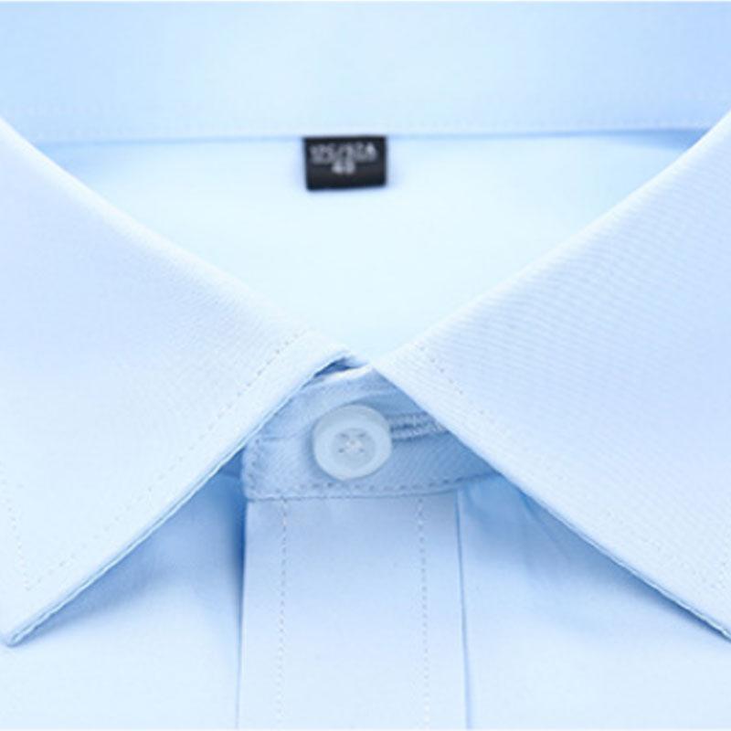New Men's Short-sleeved Shirt Long Sleeved Spring and Summer Thin High-quality Cotton Casual Wear Fashion Slim