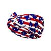 Retro Star Stripe Twisted Sweat Absorbing Yoga Running Headband for Sports and Party Decoration Unisex Stretchy Hair Band