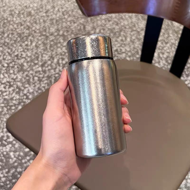 Mini Pure Titanium Vacuum Insulated Cup Women Portable Outdoor Pocket High End 200ml