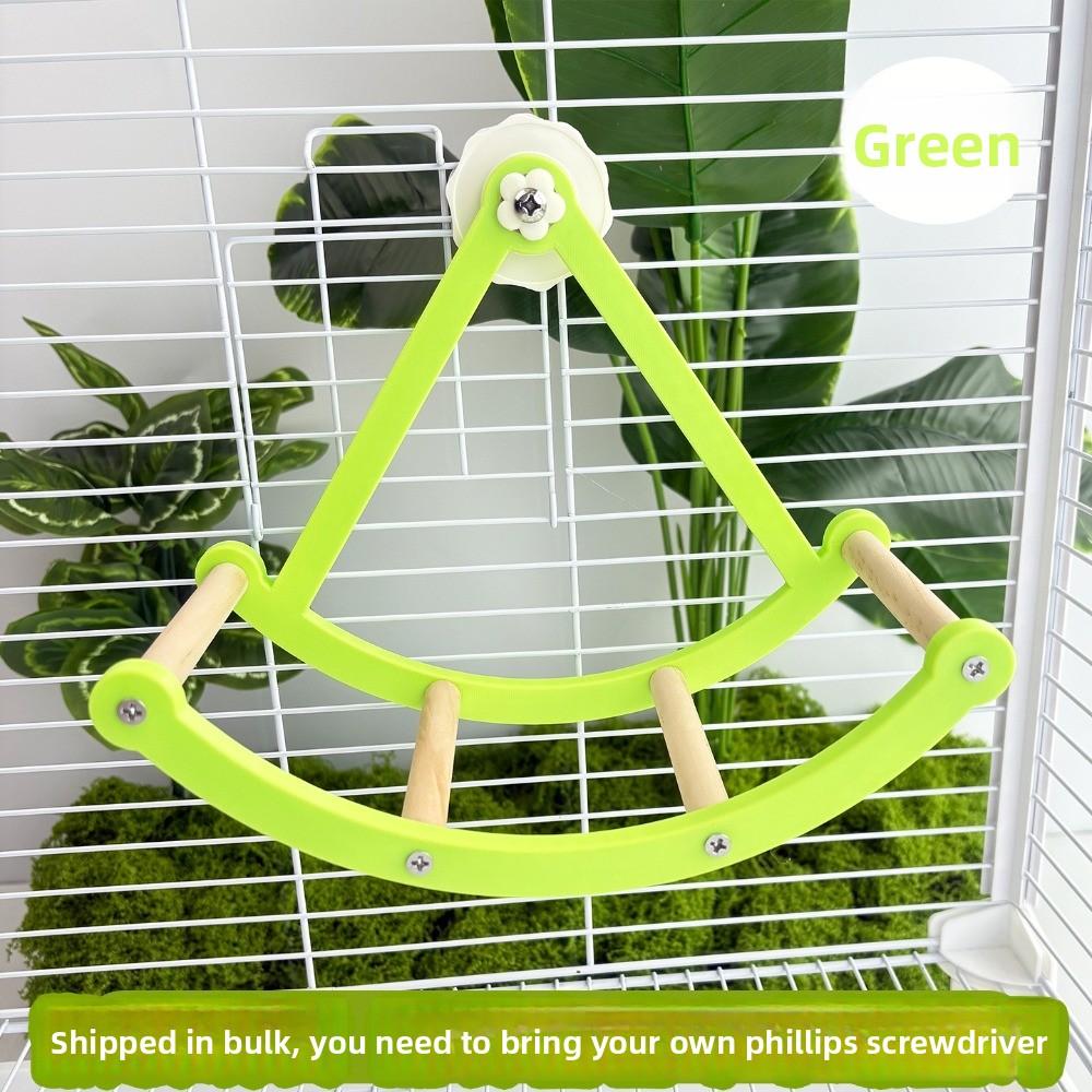 Hangende Vogelkooi Stand Bijtbestendige Schommelzitstok Stand Kooi Accessoires