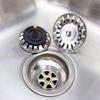 Stainless Steel Kitchen Sink Sewer Strainer Basin Drain Stopper Sink Waste Plug Filter Anti-clog Floor Drain Kitchen Accessories