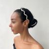 SCHO JEWELRY Ariel Wave Pearl Velvet Hairband