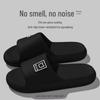 Men's Deodorant Non-Slip PVC Summer Slippers for Bathroom