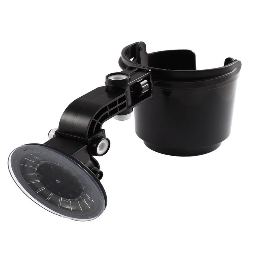 1PC Adjustable Universal Car Window Black Drinks Bottle Holder with Suction Cup
