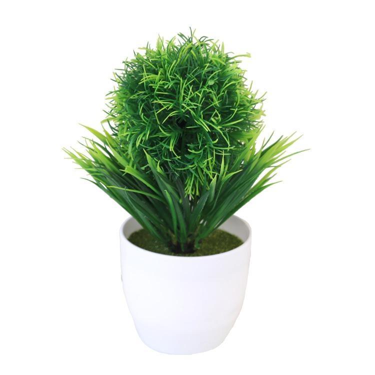 Artificial Bonsai Pot Grass Snapdragon Plant Potted Decoration Ornaments