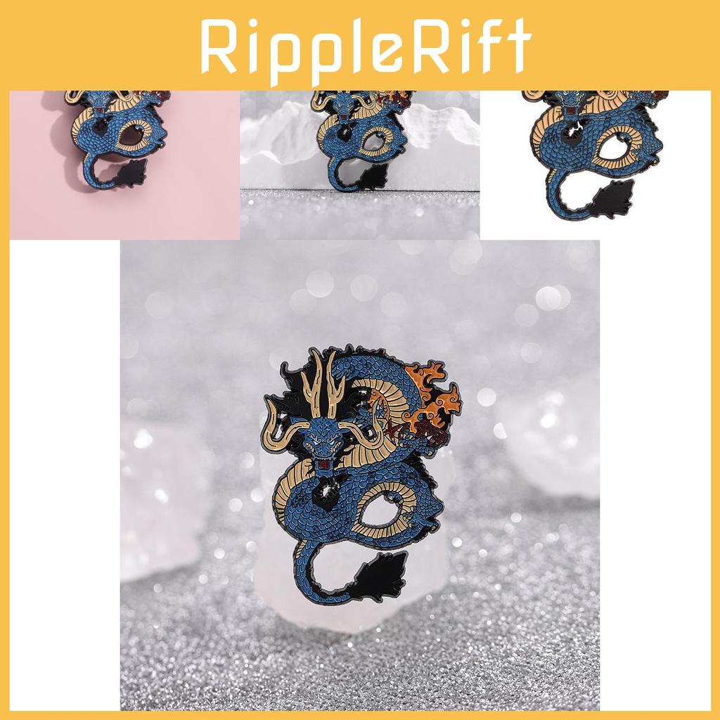 Cartoon Dragon Brooch Stunning Flying Dragon Zodiac Pin Metal Accessory For Fashion