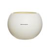 Black King Kong Resin Flower Pot - Large Cream-Style, Round for Living Room