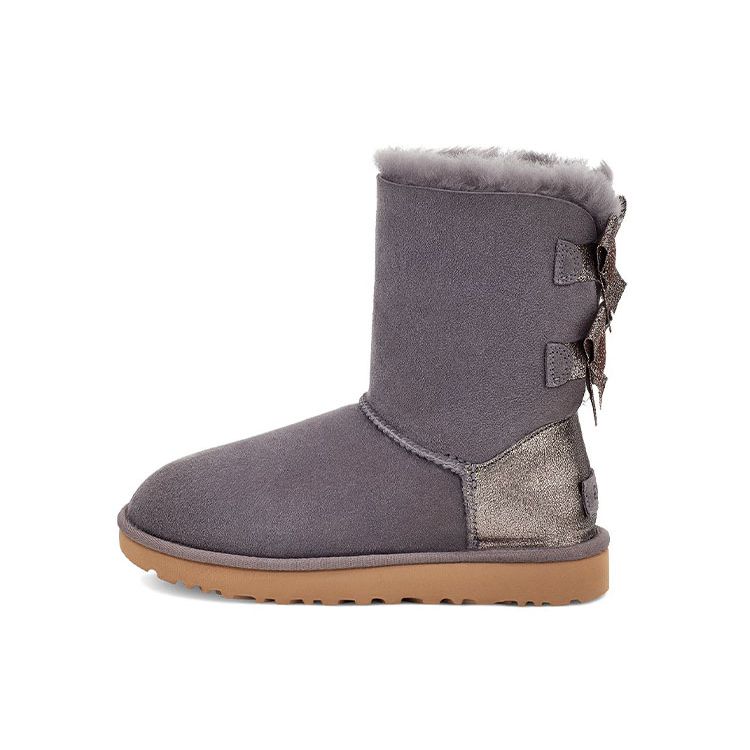 

UGG Bailey Glitz Suede Теплые Прочные Удобные Повседневные Ботинки До Середины Икры Зимние Женские Ботинки Фиолетово-Серые 1120884-SHA 38