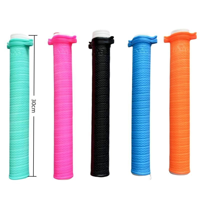 .Fishing Rod Cover Anti-Slip Soft Grip Universal Fishing Rod Sleeve Shock Absorption Elastic Rod Handle Protector Fishing Gear