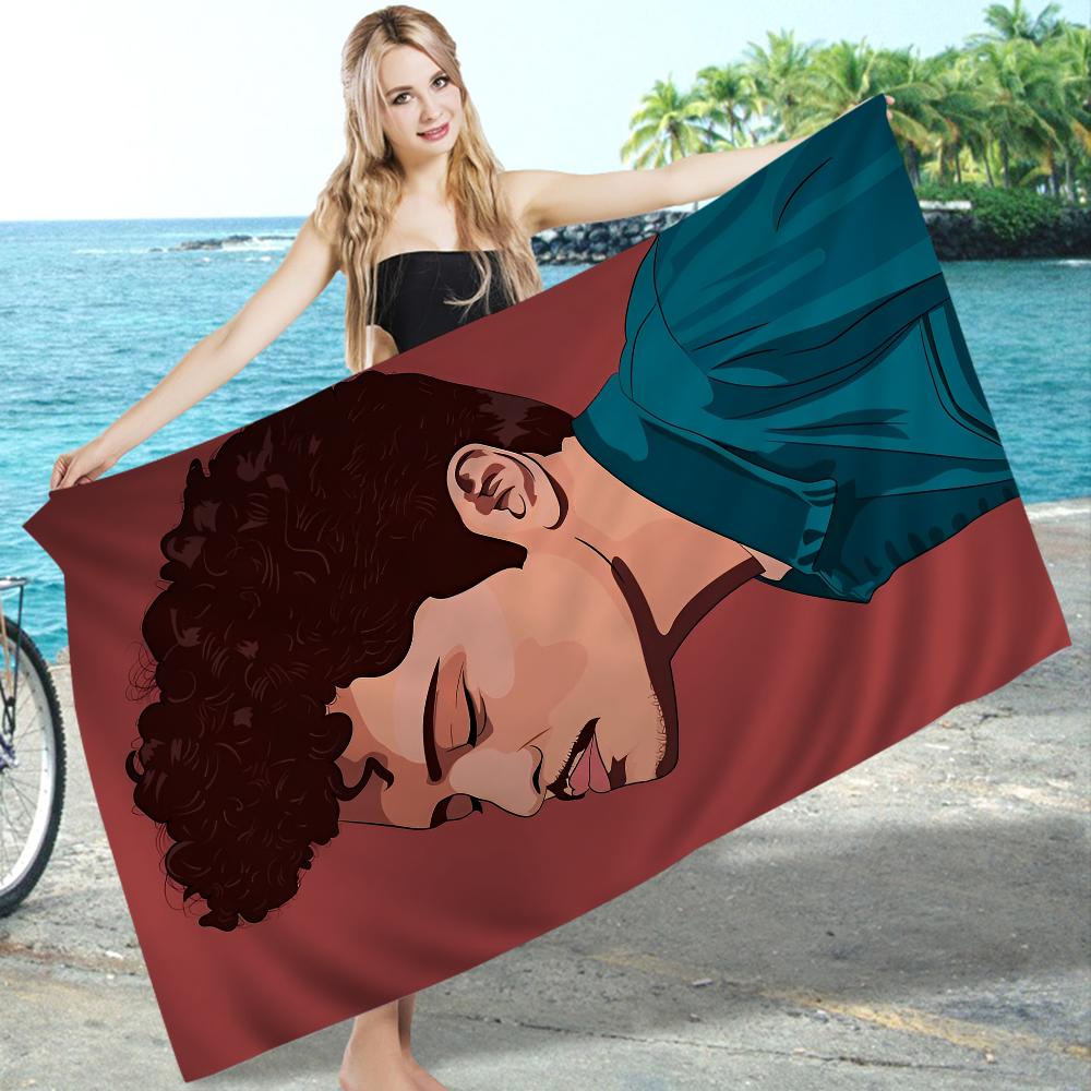 Bruno Mars Big Microfiber Beach Towels Quick Dry Towel Sand Beach Towels Pool Towel for Travel Swim Pool Yoga