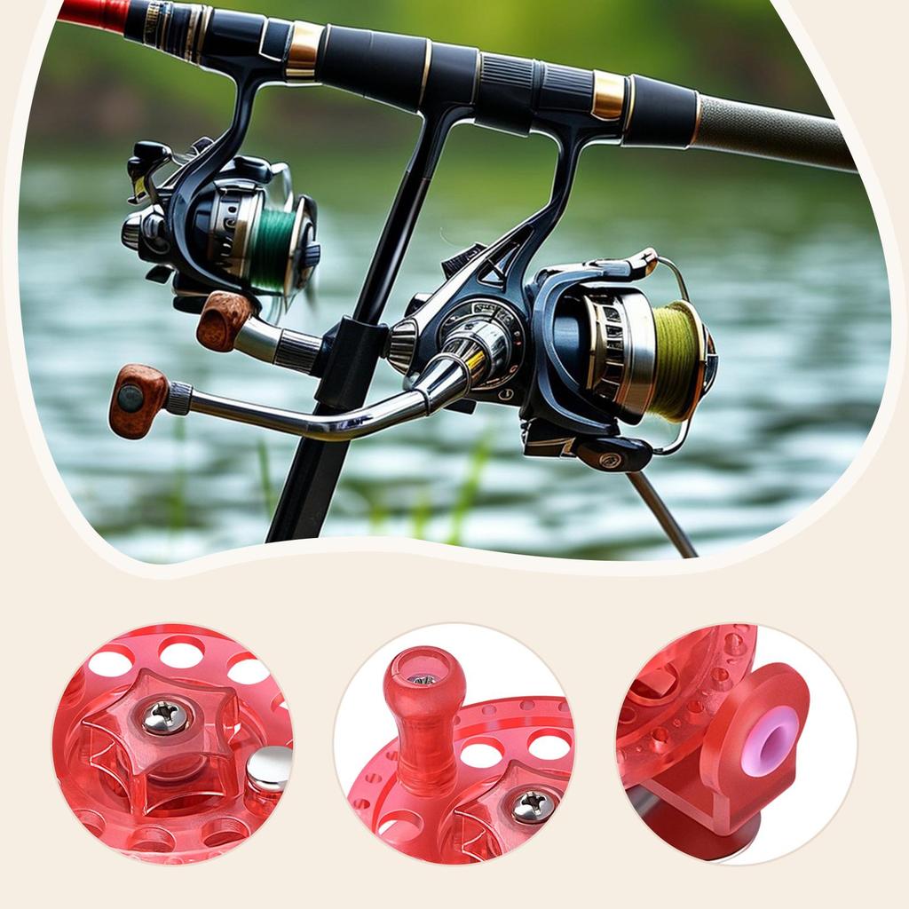 Reel Fishing Diameter 6cm Accessories Sturdy Easily Install for Saltwater Pp Structure Left